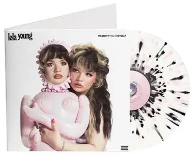 Lola Young - I'm Only F**king Myself: The "Blisters" Edition (Limited Edition, White with Pink And Black Splatter Colored Vinyl, Signed Insert) (Explicit Content)