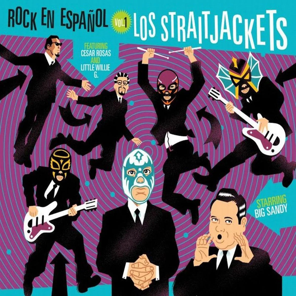 Los Straitjackets - Rock En Espaòol, Vol. 1 (15th Anniversary, Purple Vinyl) (LP) - Joco Records