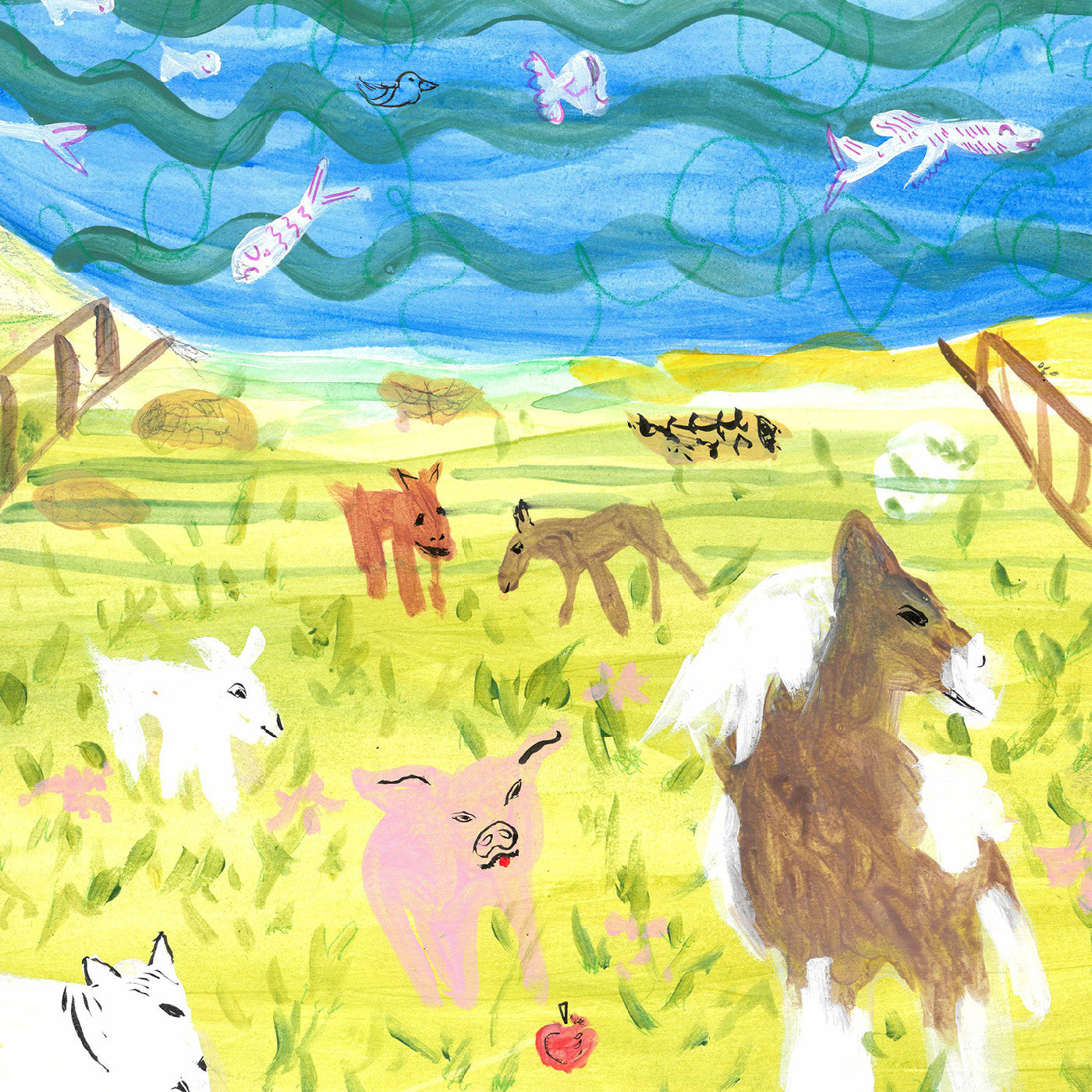 Lots Of Hands - Into A Pretty Room (Hazy Green Between Clear Vinyl)