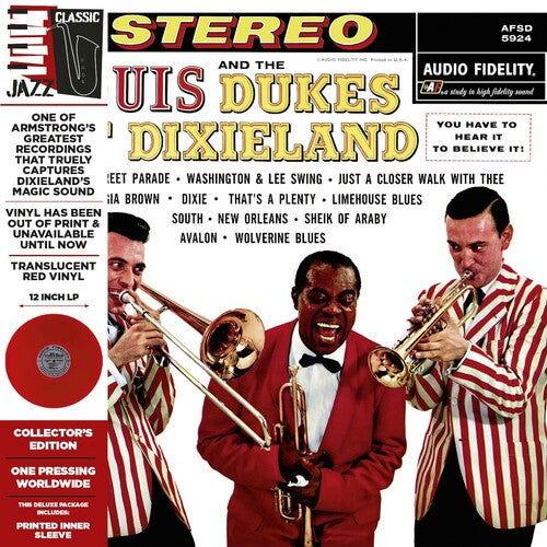 Louis Armstrong - Louis Armstrong and the Dukes of Dixieland (Limited Deluxe Edition, Red Vinyl) (LP) - Joco Records