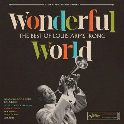Louis Armstrong - Wonderful World: The Best Of Louis Armstrong (Limited Edition, Blue Vinyl) - Joco Records