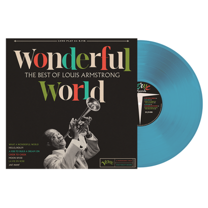 Louis Armstrong - Wonderful World: The Best Of Louis Armstrong (Limited Edition, Blue Vinyl)