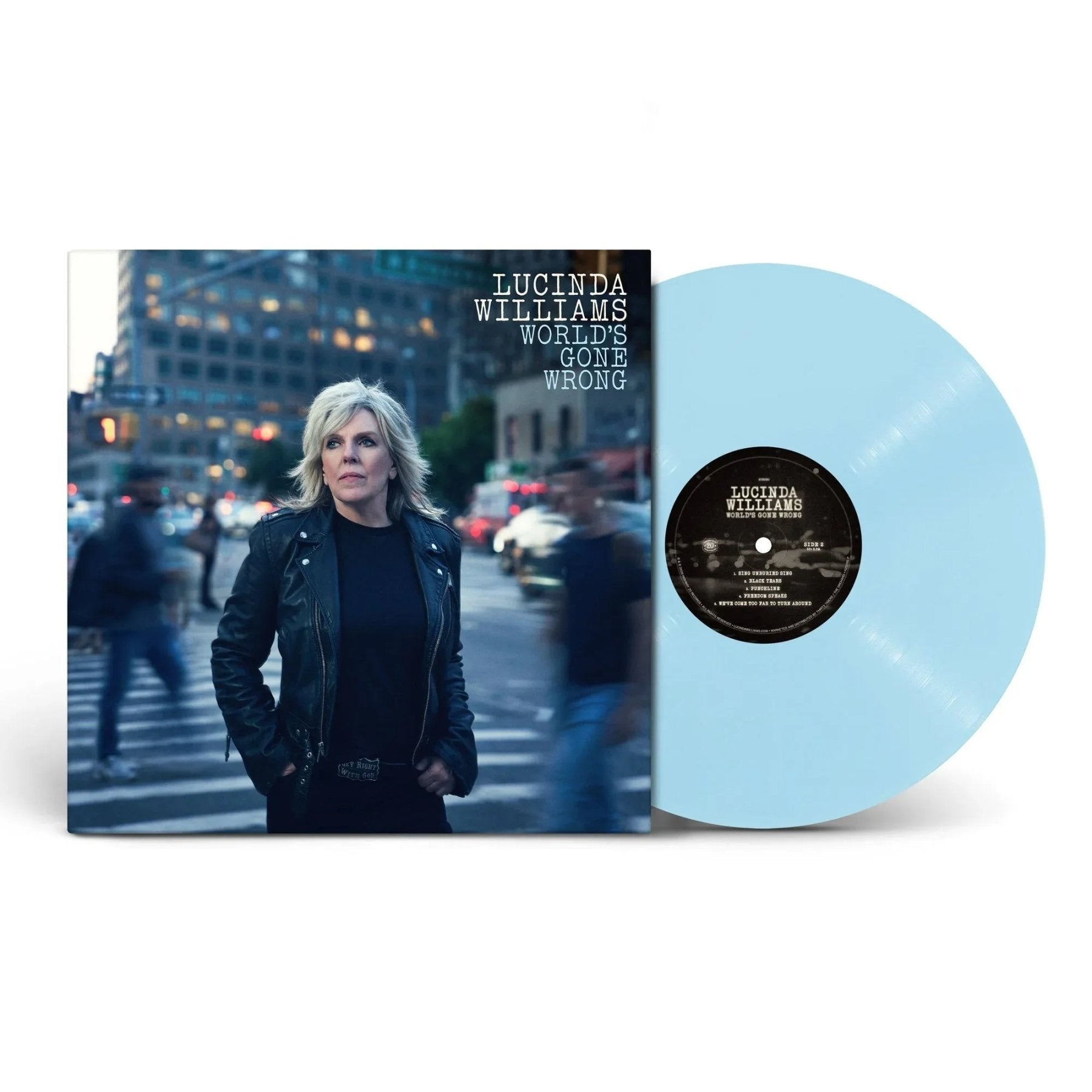 Lucinda Williams - World's Gone Wrong (Indie Exclusive, Sky Blue Color Vinyl) - Joco Records