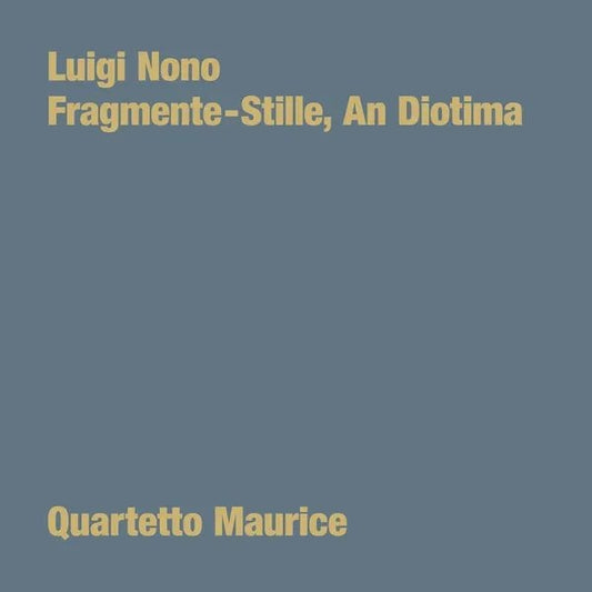 Luigi Nono - Fragmente: Stille, An Diotima (LP) - Joco Records
