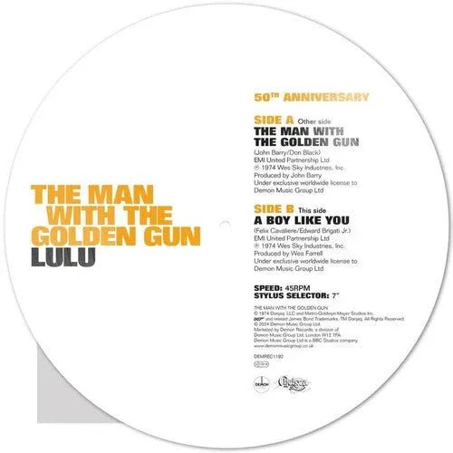 Lulu - James Bond: The Man With The Golden Gun (Limited Picture Disc Vinyl) (Import) - Joco Records