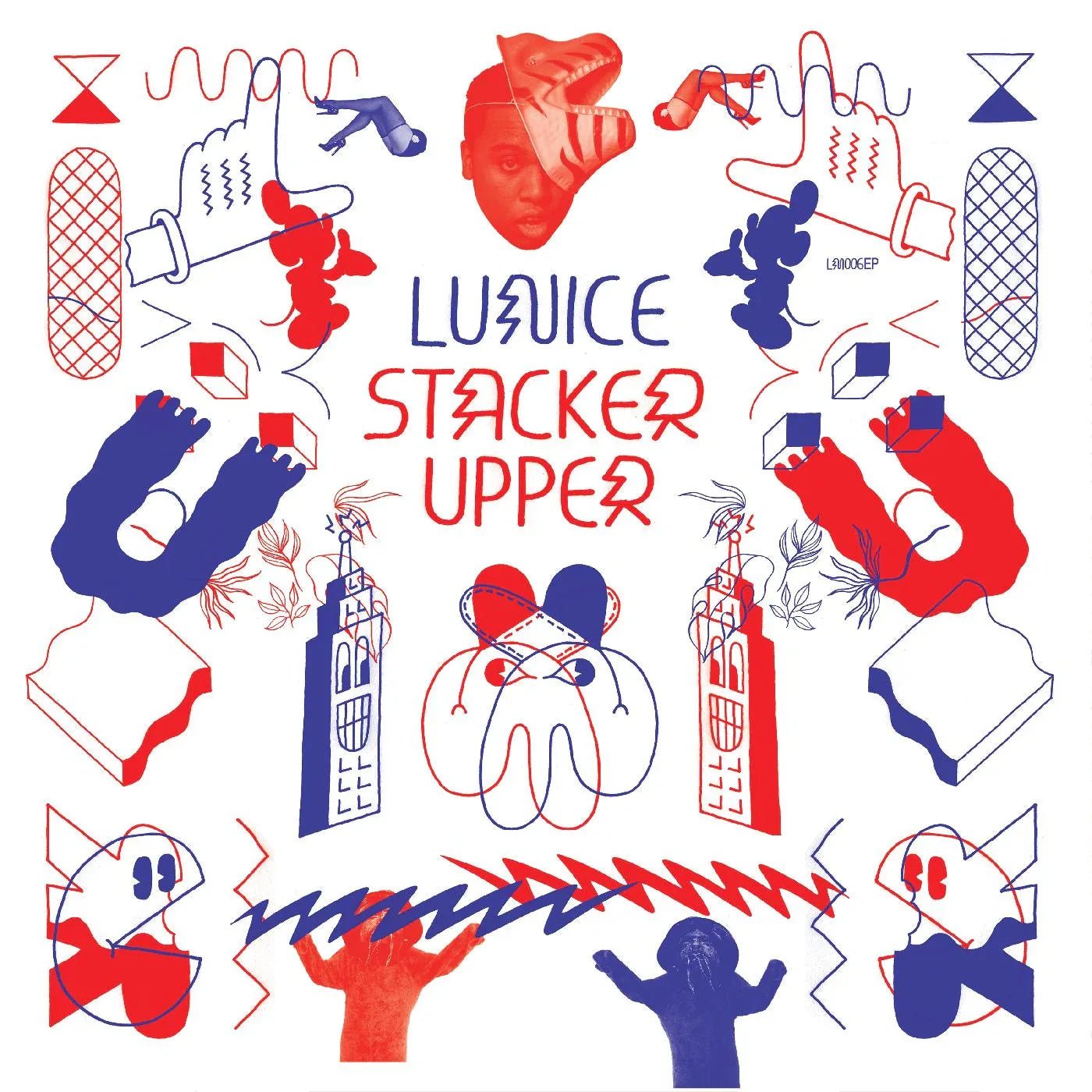 Lunice - Stacker Upper (EP) (Blue Vinyl) - Joco Records