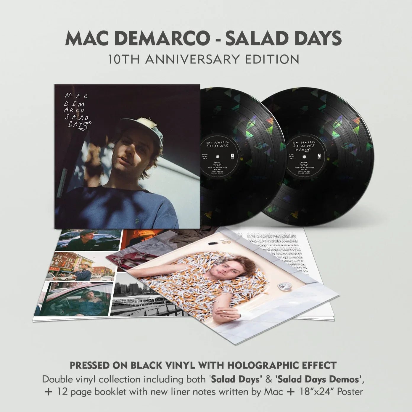 Mac Demarco - Salad Days: 10th Anniversary Edition (Holographic Effect Vinyl) (2 LP) - Joco Records