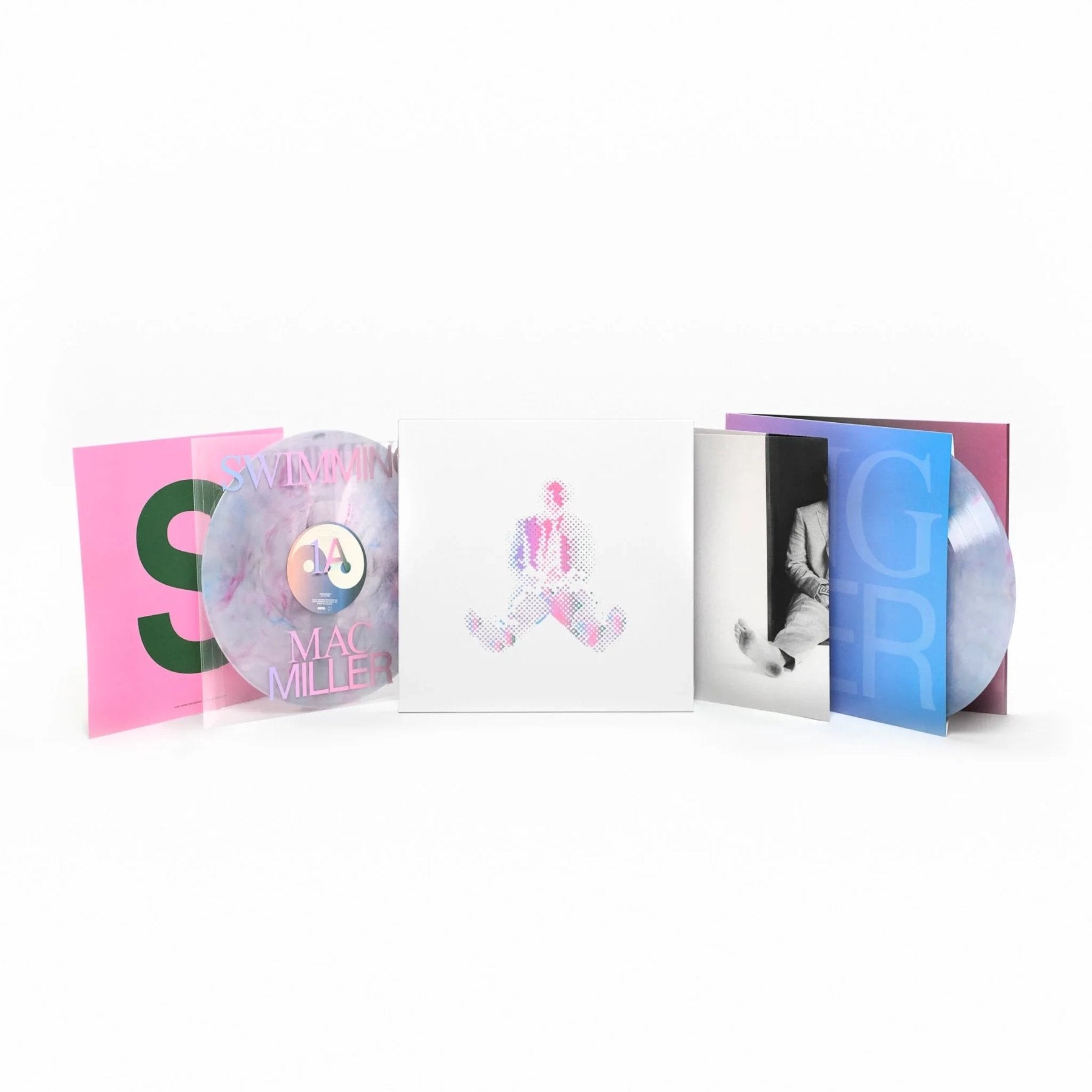 Mac Miller - Swimming (5-Year Anniversary, Clear-Pink-Blue Marble Vinyl) (2 LP) - Joco Records