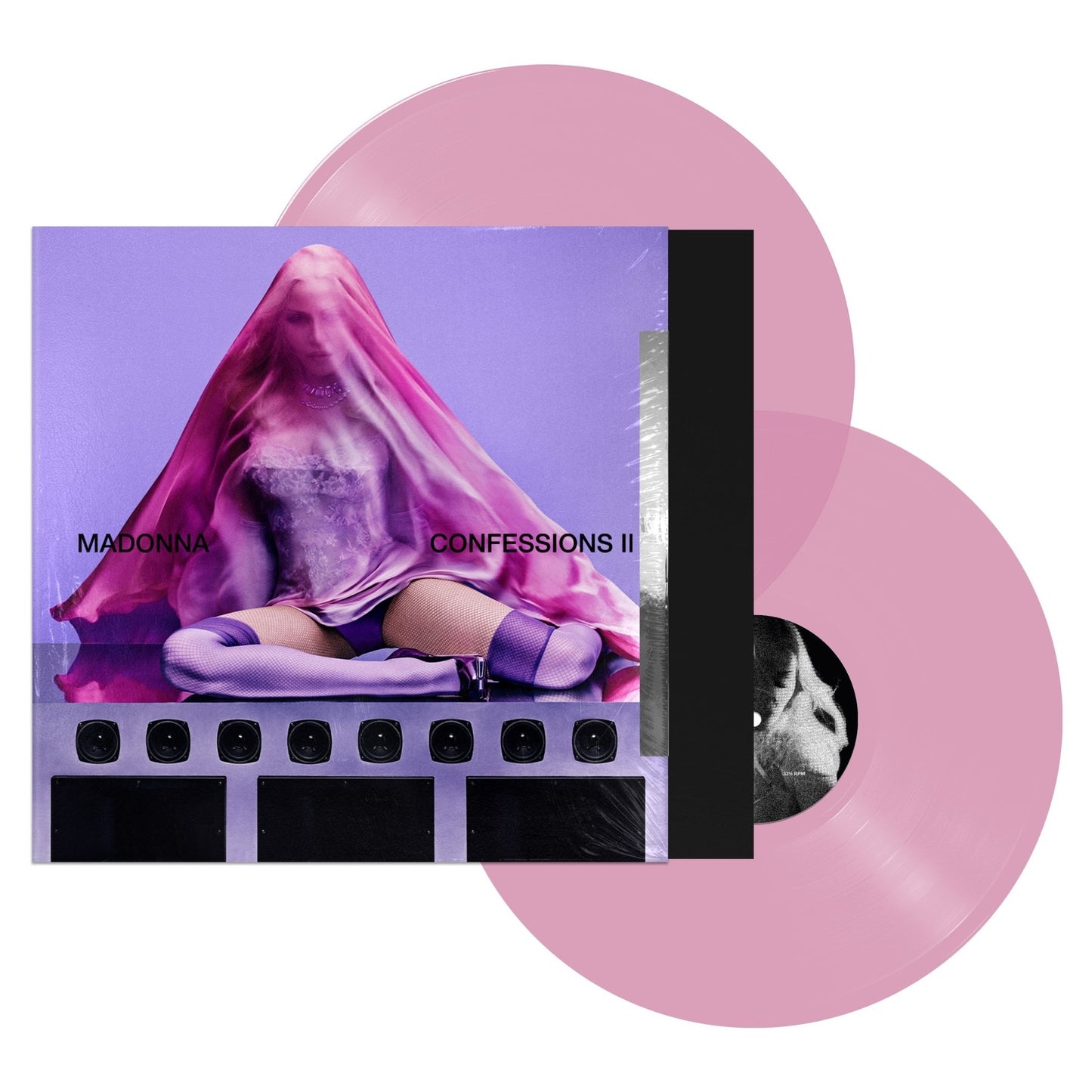 Madonna - Confessions II (Expanded Version) (Double Sided Poster) (Translucent Pink Vinyl) (2 LP) - Joco Records