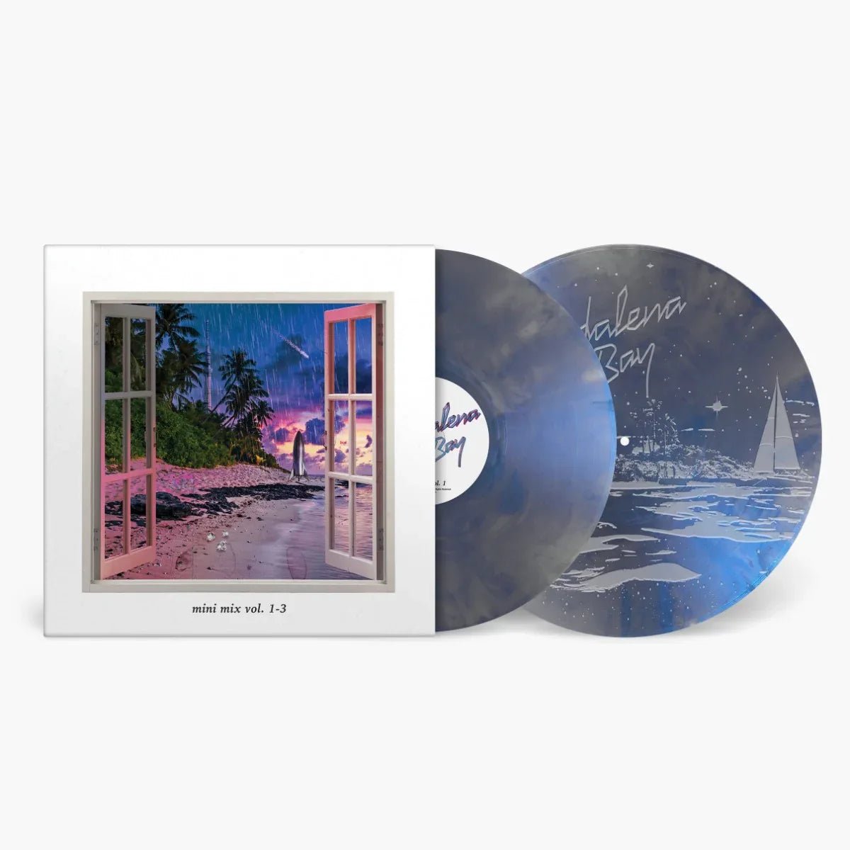Magdalena Bay - Mini Mix Vol. 1-3 (Indie Exclusive) (Blue Iridescent Vinyl, 2 LP, Etching) - Joco Records
