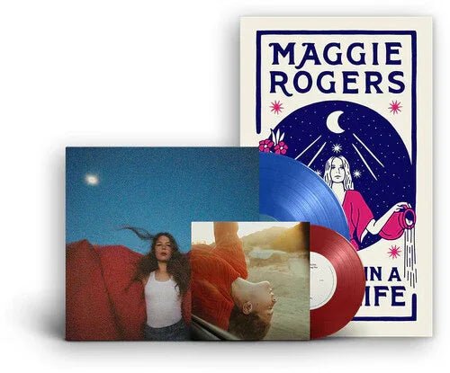 Maggie Rogers - Heard It In A Past Life (5th Anniversary, Limited Deluxe Edition)(Blue Vinyl & Bonus Red 7-Inch) - Joco Records