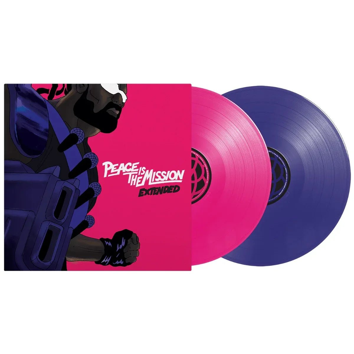 Major Lazer - Peace Is The Mission - Extended (10 Year Anniversary Edition) (180 Gram Pink & Deep Purple Vinyl) (2 LP) - Joco Records