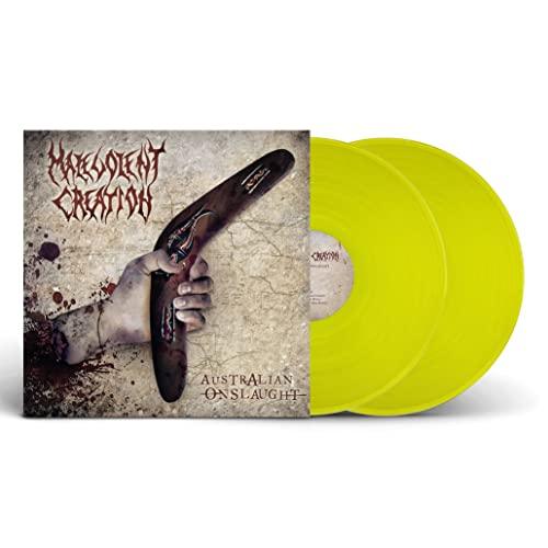 Malevolent Creation - Australian Onslaught (Yellow Vinyl) (2 LP) - Joco Records