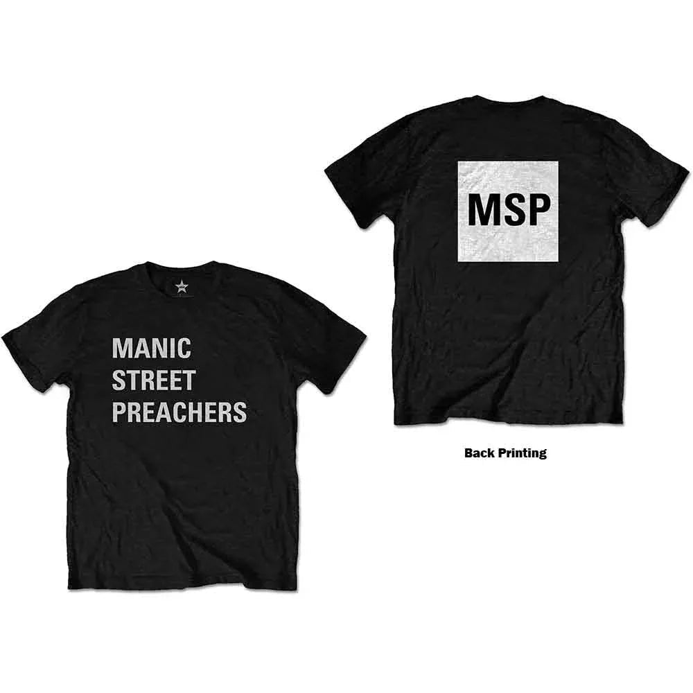 Manic Street Preachers - Block Logo (T-Shirt) - Joco Records
