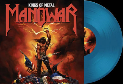 Manowar - Kings Of Metal (Limited Edition Import, Transparent Blue Vinyl) (LP) - Joco Records