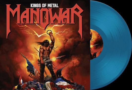 Manowar - Kings Of Metal (Limited Edition Import, Transparent Blue Vinyl) (LP) - Joco Records