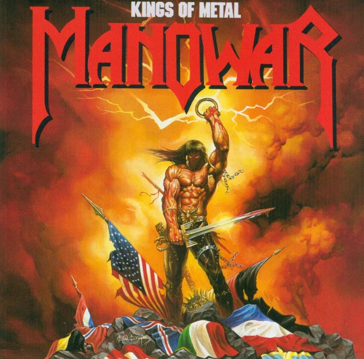 Manowar - Kings Of Metal (Limited Edition Import, Transparent Blue Vinyl) (LP) - Joco Records