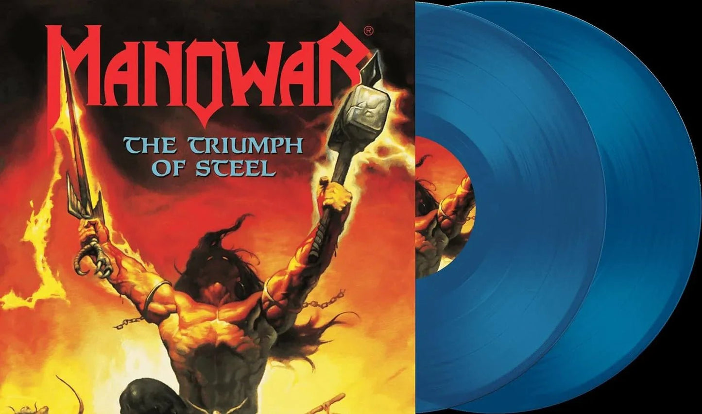 Manowar - The Triumph Of Steel (Limited Edition Import, Transparent Blue Vinyl) (2 LP) - Joco Records