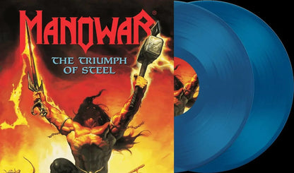 Manowar - The Triumph Of Steel (Limited Edition Import, Transparent Blue Vinyl) (2 LP) - Joco Records