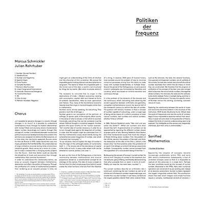 Marcus Schmickler & Julian Rohrhuber - Politiken Der Frequenz (LP) - Joco Records