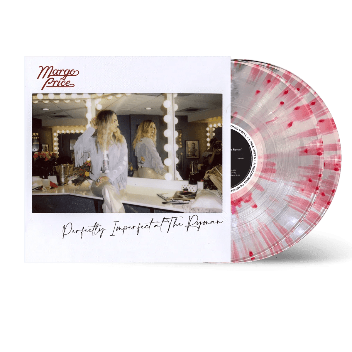 Margo Price - Perfectly Imperfect At The Ryman (Clear & Red Splatter Vinyl) (2 LP) - Joco Records