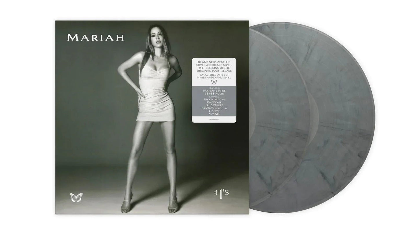 Mariah Carey - 1's (Bonus Tracks, Silver & Black Swirl Vinyl, 2 LP) - Joco Records