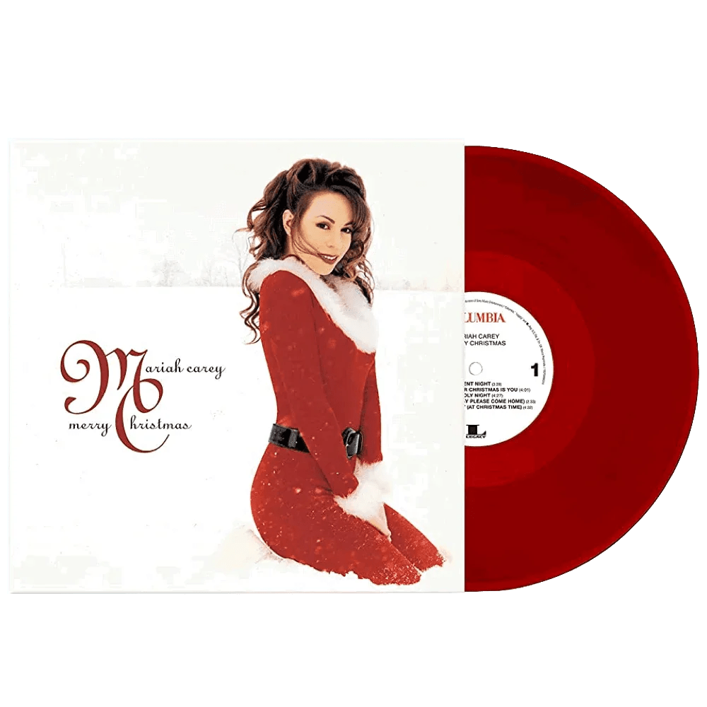 Mariah Carey - Merry Christmas (Deluxe Anniversary Edition, Red Vinyl) (LP) - Joco Records