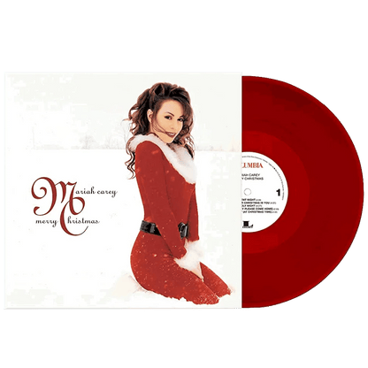Mariah Carey - Merry Christmas (Deluxe Anniversary Edition, Red Vinyl) (LP) - Joco Records