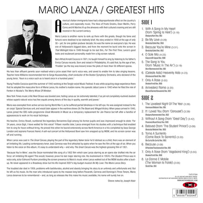 Mario Lanza - Greatest Hits (LP) - Joco Records