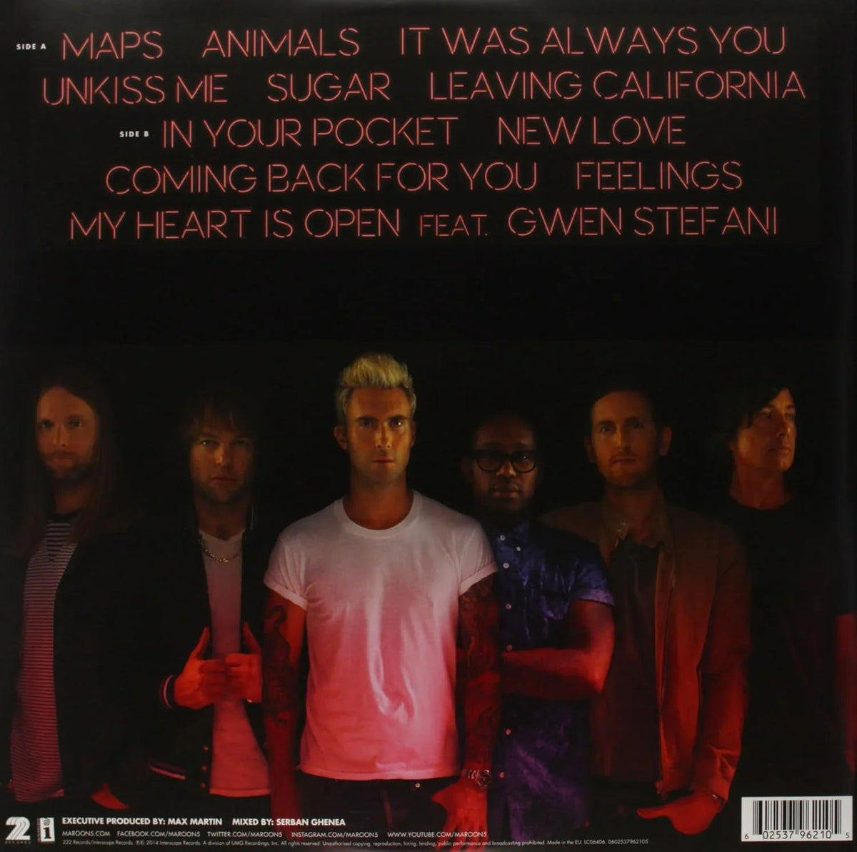 Maroon 5 - V (Explicit) (LP) - Joco Records