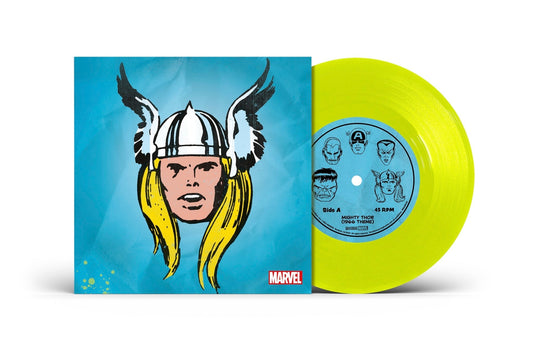 Marvel Chorus - Mighty Thor (1966 Theme) / Merry Marvel Marching Society (Translucent Yellow 7" Single)
