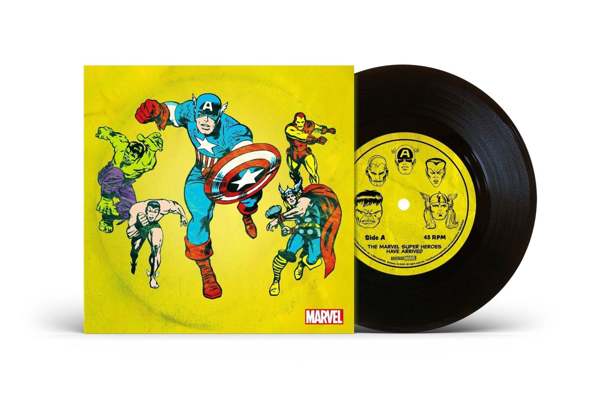 Marvel Chorus - The Marvel Super Heroes Have Arrived / Merry Marvel Marching Society (7" Single) - Joco Records