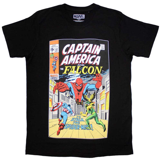 Marvel Comics - Captain America & Falcon Comic Cover (T-Shirt)