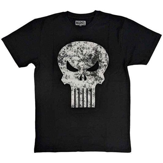 Marvel Comics - Punisher Distressed Logo (T-Shirt) - Joco Records