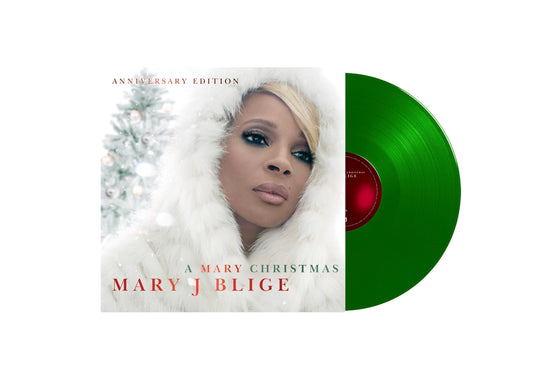 Mary J. Blige - A Mary Christmas (Anniversary Edition) (Translucent Green, 2 LP) - Joco Records