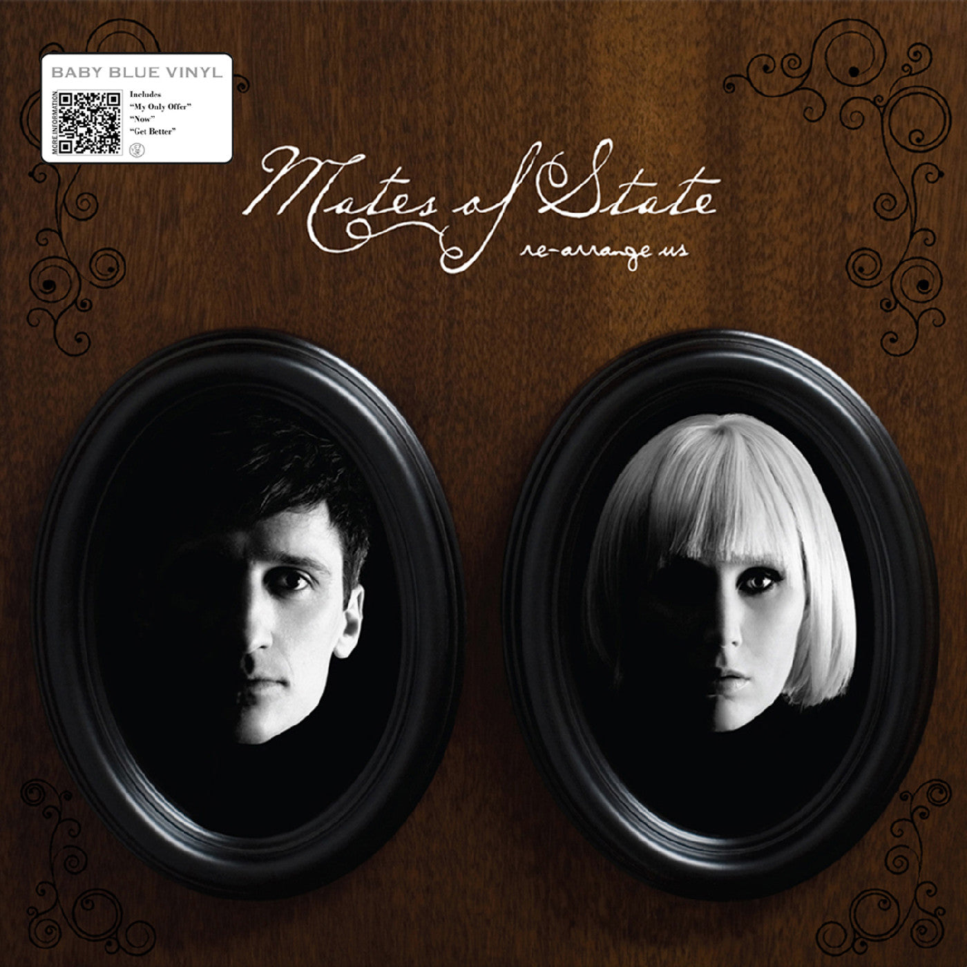 Mates of State - Re-Arrange Us (Blue Vinyl)