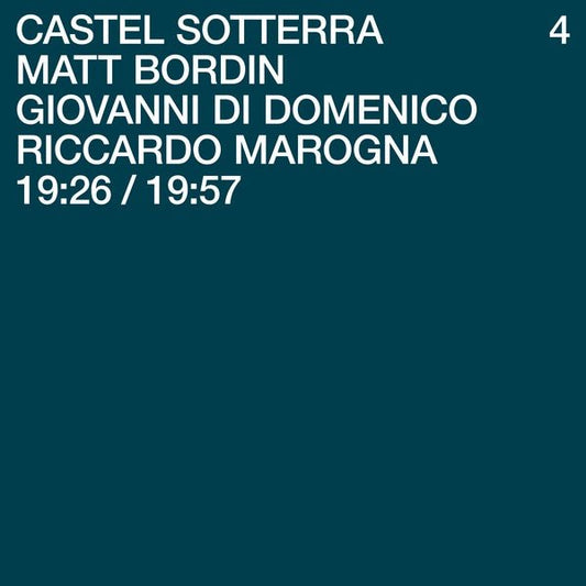 Matt Bordin/Giovanni Di Domenico/Riccardo Marogna - Castel Sotterra 4 (LP) - Joco Records