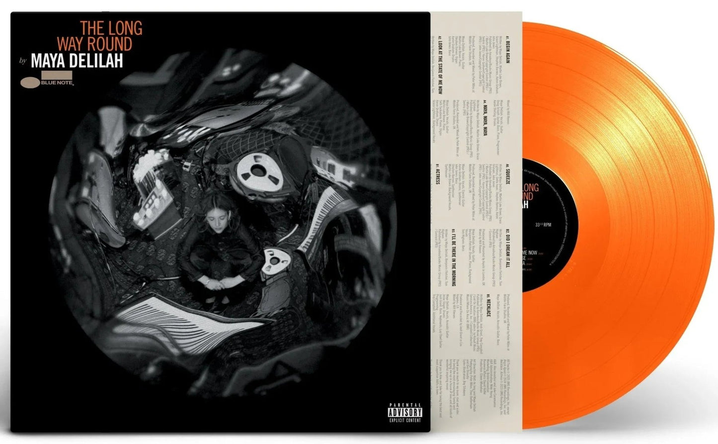 Maya Delilah - The Long Way Round (Explicit Content) (Transparent Pumpkin Spice Color Vinyl) (LP) - Joco Records
