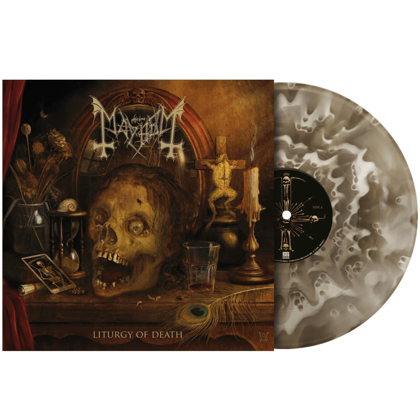 Mayhem - Liturgy Of Death (Indie Exclusive, Black Ice Ghost Vinyl) (LP) - Joco Records