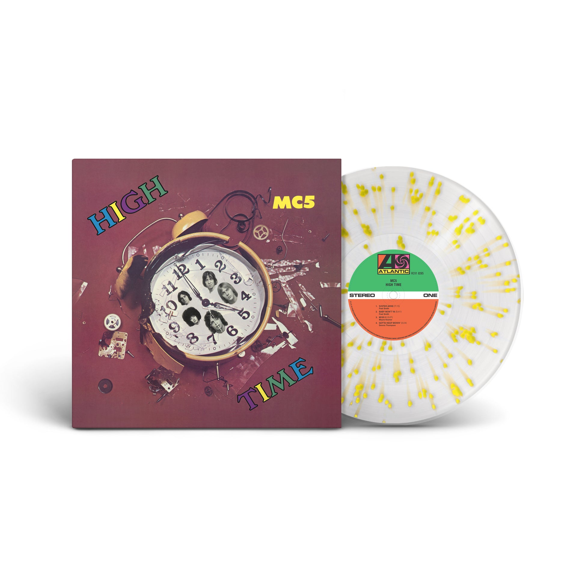 MC5 - High Time (Rocktober) (Clear / Yellow Splatter Vinyl) - Joco Records