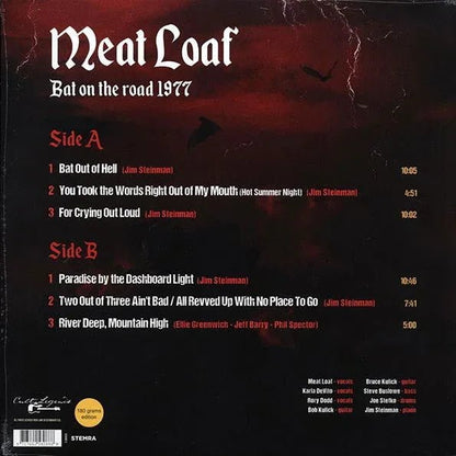 Meat Loaf - Bat On The Road 1977 (Import, Broadcast Recordings) (LP) - Joco Records