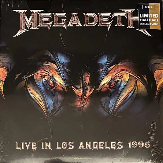 Megadeth - Live In Los Angeles 1995 (Limited Edition Import, Blue & Gold Split Vinyl) (LP) - Joco Records