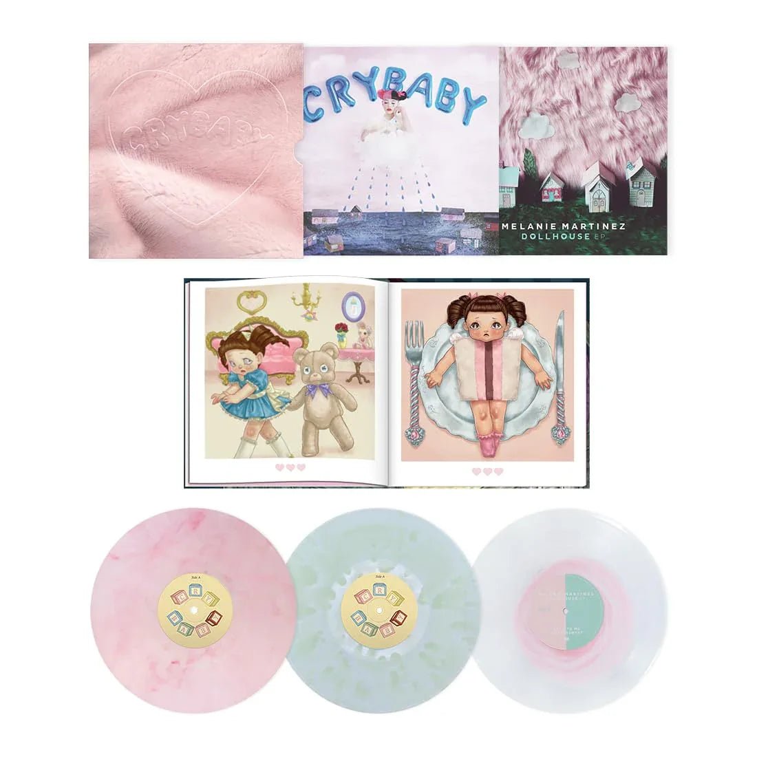 Melanie Martinez - Cry Baby (10th Anniversary, Limited Edition, Pink & Green Swirl Vinyl) (3 LP) - Joco Records