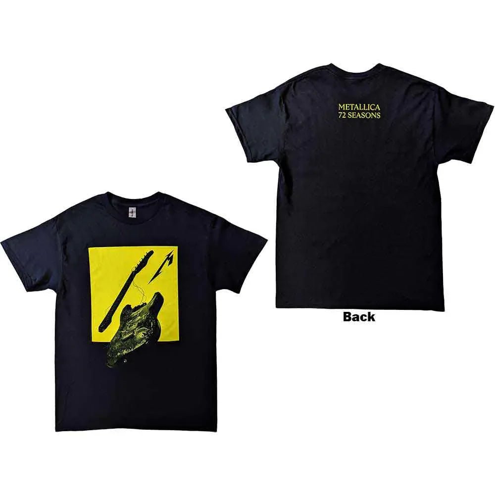 Metallica - 72 Seasons Broken/Burnt Guitar (T-Shirt) - Joco Records