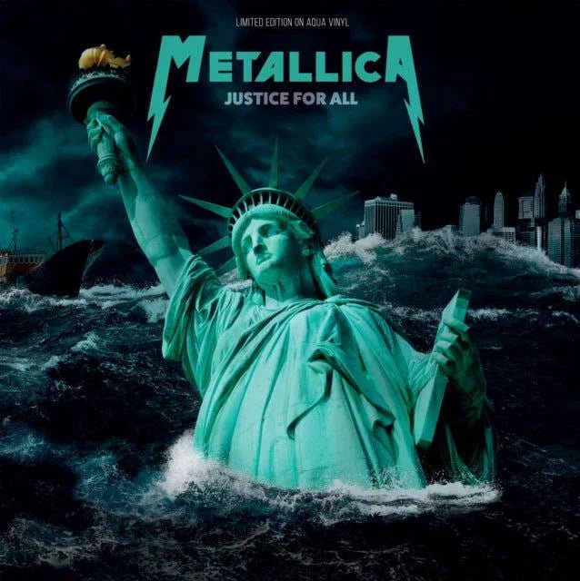 Metallica - Justice For All: Woodstock 1994 (Broadcast Import, Aqua Vinyl) (LP) - Joco Records