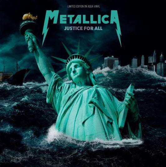 Metallica - Justice For All: Woodstock 1994 (Broadcast Import, Aqua Vinyl) (LP) - Joco Records