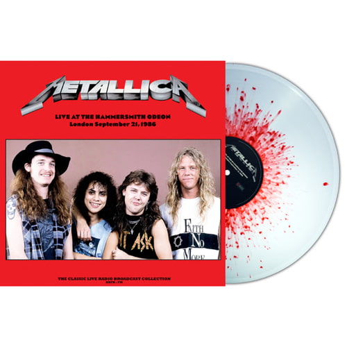 Metallica - Live at the Hammersmith Odeon, London, 1986 (Limited Import, 180 Gram, Splatter Vinyl) (LP) - Joco Records