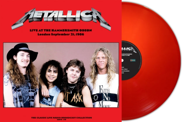 Metallica - Live at the Hammersmith Odeon, London, Sep. 21st 1986 (Limited Import, Red Vinyl) (LP) - Joco Records