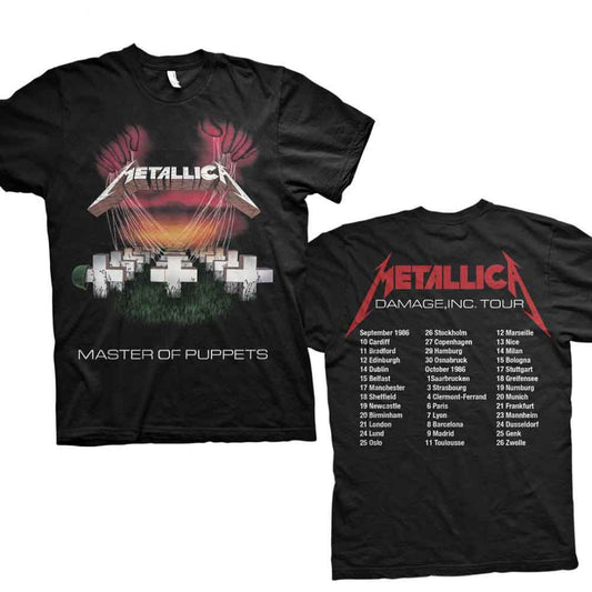Metallica - Master of Puppets European Tour '86. (T-Shirt)