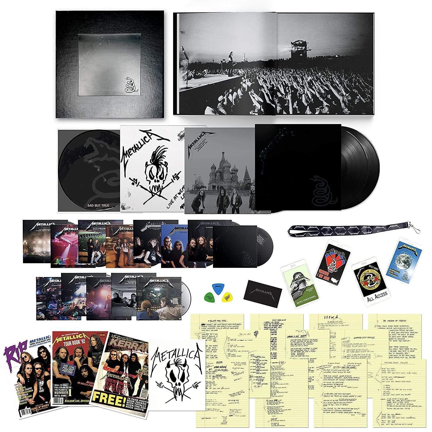 Metallica - Metallica (Super Deluxe Box Set) (14 CD, 6 DVD, 5 LP) (Vinyl Box Set) - Joco Records